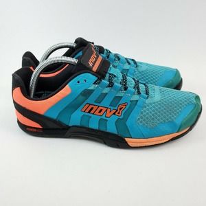 Inov-8 F-Lite 235 Cross Fit Shoes Blue Orange US Men’s 9 Women 10.5
